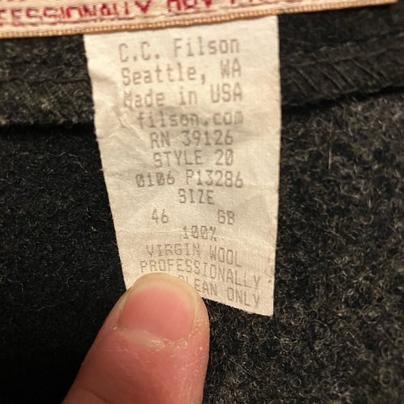 Filson Wool Vest - Picture 5 of 10